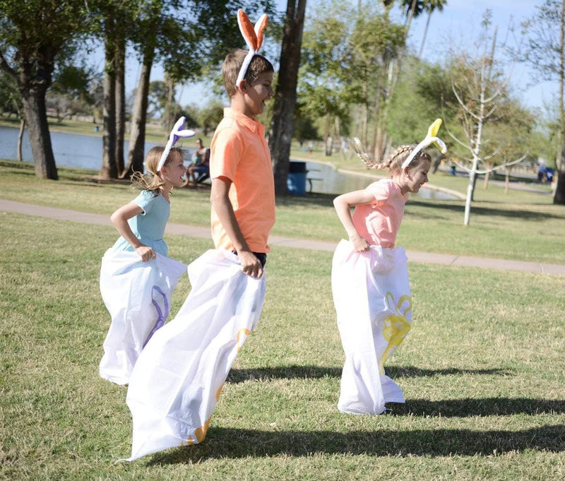 6 Easter Potato Sack Race Jumping Bags