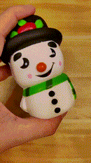 6 Piece Christmas Squishy Toy