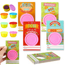 28Pcs Colorful Dough with Kids Valentines Cards for Classroom Exchange Gifts