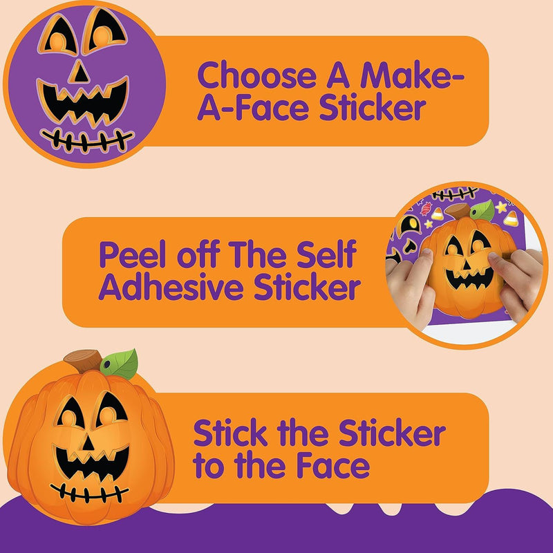 36PCS Halloween Pumpkin Stickers