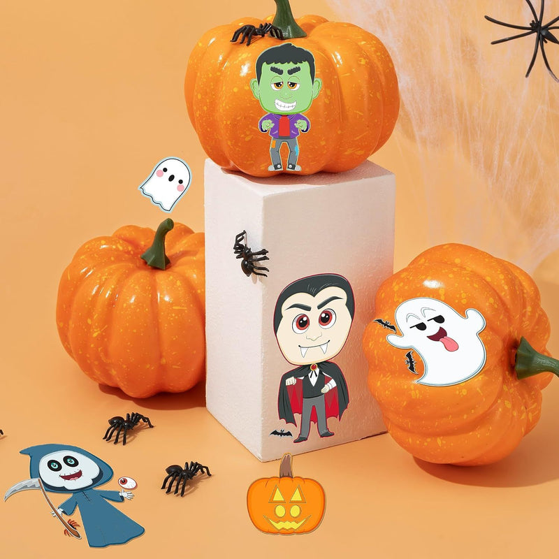 36PCS Halloween Make-a-face Craft Stickers Party Favors