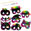 32 Pcs Halloween Scratch Masks