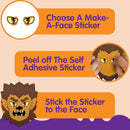 36 Pcs Make-a-face Sticker Sheets