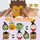 36 Pcs Make-a-face Sticker Sheets