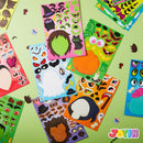 36 Pcs Make-a-face Sticker Sheets