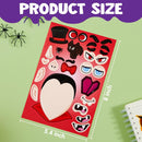 36 Pcs Make-a-face Sticker Sheets