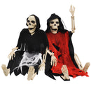 2 Pcs Poseable Grim Reaper Full Body Skeleton