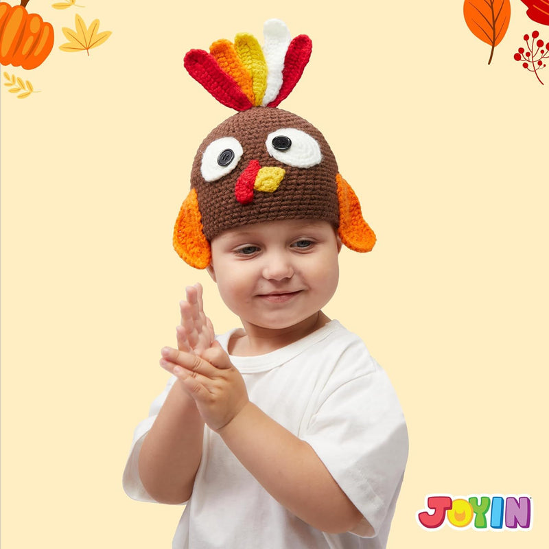 Thanksgiving Turkey Beanie Hat with Ear Flaps