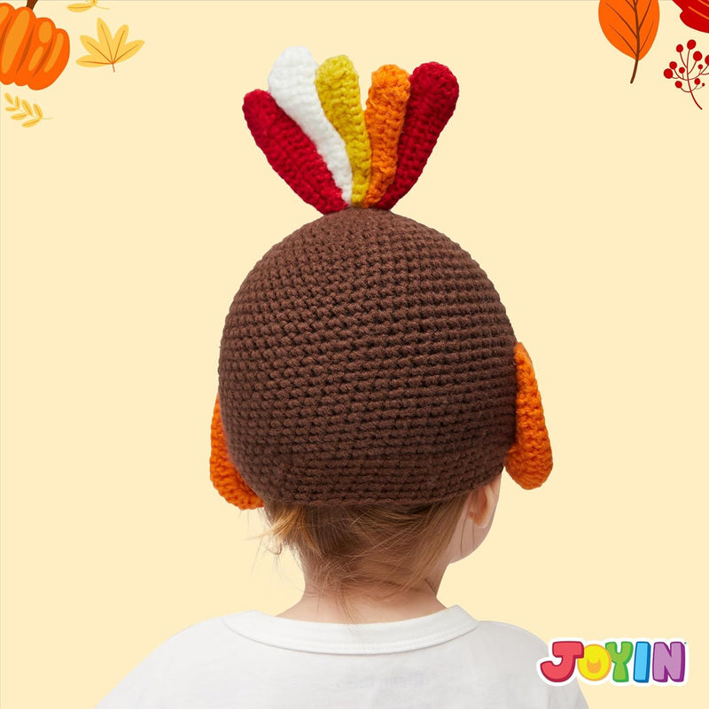 Thanksgiving Turkey Beanie Hat with Ear Flaps