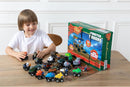 Christmas Advent Calendar with Monster Truck Toys Set