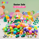 100Pcs 2.5in Toys and Stickers Prefilled Easter Eggs