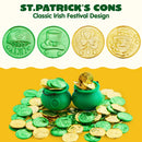 120Pcs St. Patrick’s Day Plastic Green & Gold Coins