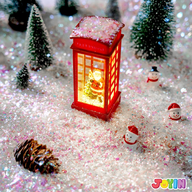 12 OZ Christmas Twinkles Snow, Plastic Artificial Snowflakes for Christmas