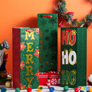 12 PCS Christmas Wine Gift Bags Holiday Wine Bottles Wrap Bags