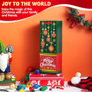 12 PCS Christmas Wine Gift Bags Holiday Wine Bottles Wrap Bags