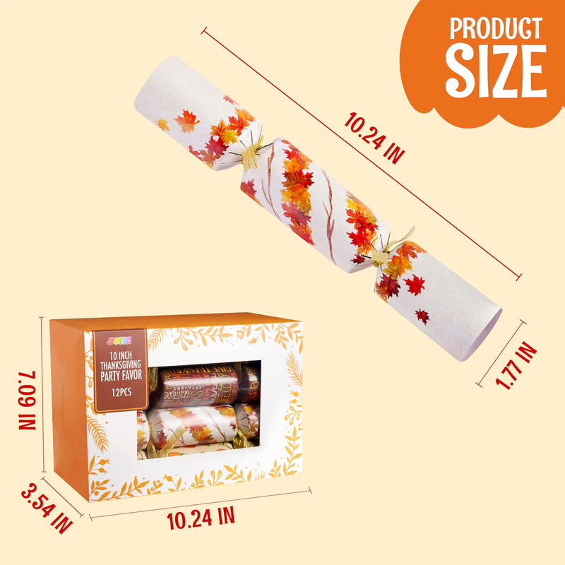 12 Pack Thanksgiving Party Table Favor No Snap No Popping with Random gifts