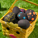 12Pcs 2.3in Easter Plastic Eggs With Scratchable Surface, Empty Eggs Fillable