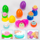 12Pcs 3.03in Mochi Chicken Squishy Toy Prefilled Easter Eggs for Easter Egg Hunt