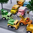 12Pcs 3.15in Prefilled Eggs with Die-Cast Pull Back Cars for Easter Egg Hunt