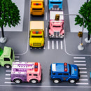 12Pcs 3.15in Prefilled Eggs with Die-Cast Pull Back Cars for Easter Egg Hunt