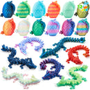 12 Pcs 3D Printed Dragon Eggs Toys for Easter Party, Egg Hunt & Classroom Prizes