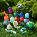 12 Pcs 3D Printed Articulated Dragon Eggs for Easter Party Favors, Egg Hunt & Classroom Prizes