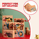 12Pcs Christmas Cookie Gift Baking Box 8.75in x 5.75in x 2.75in with Window