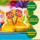 12Pcs Cinco de Mayo Honeycomb Table Centerpieces