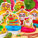 12Pcs Cinco de Mayo Honeycomb Table Centerpieces