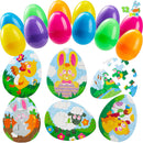 12 Pcs Easter Eggs Jigsaw Puzzle for Egg Hunt & Party Favors