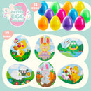 12 Pcs Easter Eggs Jigsaw Puzzle for Egg Hunt & Party Favors