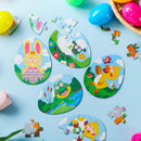 12 Pcs Easter Eggs Jigsaw Puzzle for Egg Hunt & Party Favors