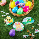 12 Pcs Easter Eggs Jigsaw Puzzle for Egg Hunt & Party Favors