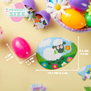 12 Pcs Easter Eggs Jigsaw Puzzle for Egg Hunt & Party Favors