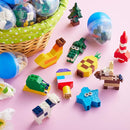 12 Pcs Easter Eggs with Building Blocks for Kids Party & Hunt