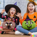 12 Pcs Halloween 3D Pumpkin Decorating Kit, DIY Crafts for Kids