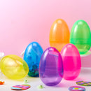 12Pcs Jumbo Clear Plastic Easter Eggs Fillable Hunt Basket Stuffers