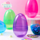 12Pcs Jumbo Clear Plastic Easter Eggs Fillable Hunt Basket Stuffers