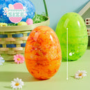 12Pcs Jumbo Marble Fillable Plastic Easter Eggs Hunt Basket Stuffers