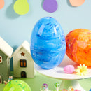 12Pcs Jumbo Marble Fillable Plastic Easter Eggs Hunt Basket Stuffers