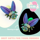 12 Pcs Prefilled Easter Eggs with 3D Printed Insects Toys