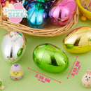 12Pcs Shiny Metallic Fillable Easter Eggs