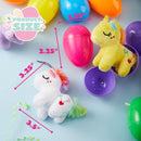 12Pcs Unicorn Plush Toys Prefilled Easter Eggs 2.25in
