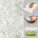 12oz (340g) Easter Grass, White Recyclable Paper Grass for Easter Egg Hunt