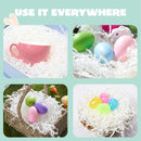 12oz (340g) Easter Grass, White Recyclable Paper Grass for Easter Egg Hunt