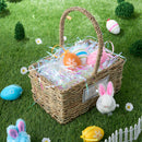 12oz (340g) Easter Iridescent Plastic Grass, Sparkly Shredded Paper for Easter Egg Hunt