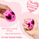 12pcs Valentines Slow Rising Squishy Toys