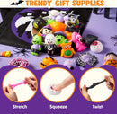 24 Pcs Halloween Mochi Squishy Toys