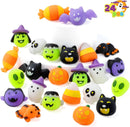 24 Pcs Halloween Mochi Squishy Toys