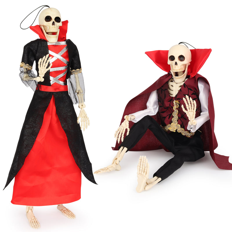 16" Halloween Skeleton Vampire